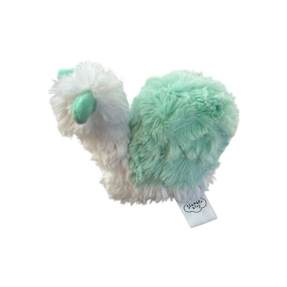 Slumber Kins Snail Mini 5” Stuffed Animal Plush Limited Edition Mint Green - Picture 3 of 8